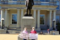 Protest Oct 11, 2020 Brenda & Joan